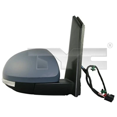 Abbildung von Außenspiegel Tyc 331 0076 links grundiert für elektr.Spiegelverstellung, asphärisch, beheizbar VOLKSWAGEN: Sharan II, SEAT: Alhambra II