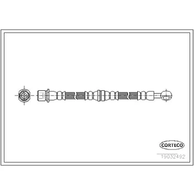 Abbildung von CORTECO 19032492 Bremsschläuche Vorderachse 565 SUBARU: Forester I