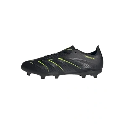 Abbildung von adidas Unisex Predator League Firm Multi Ground Football Boots Fußballschuhe, Core Black/Carbon/Lucid Lemon, 43 1/3 EU