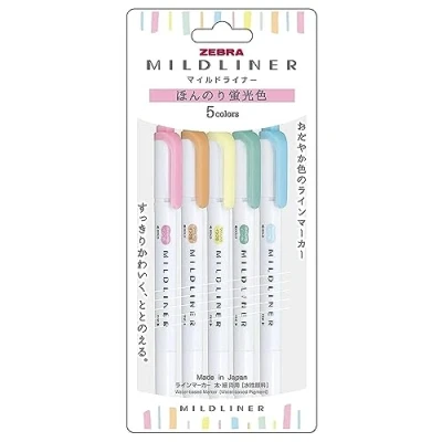 Abbildung von Zebra Mildliner Marker 5C N Set