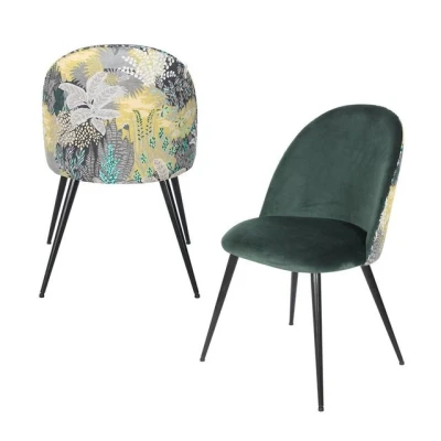 Abbildung von HTI Living Esszimmerstuhl Stuhl Tampa Dreamy Forest Grün (Set, 2 St), Designstuhl