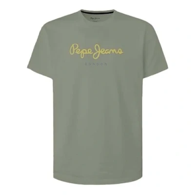 Abbildung von Pepe Jeans EGGO Tshirt print, Herren, Größe: Large, Herb green