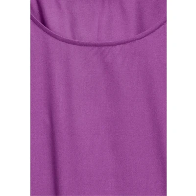 Abbildung von Cecil MIT Knotendetail Bluse, Damen, Größe: XXL, Lila