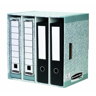 Abbildung von Bankers Box System Schreibtisch Organiser (4 Fächer) 1 Stück grau