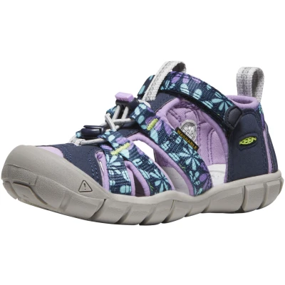 Abbildung von Keen Seacamp II CNX Unisex Trekkingsandale für Kinder, Größe: 30, Black iris/african violet Schuhe