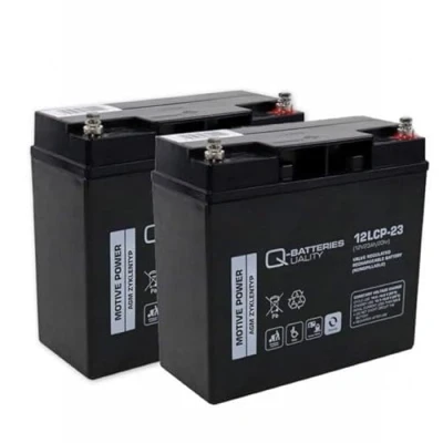 Abbildung von Ersatzakku für Scheuersaugmaschine Numatic TTB1840 2 x 12V 23Ah