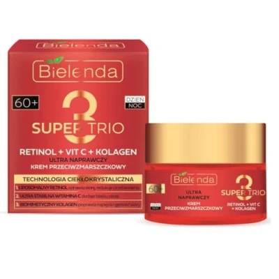Abbildung von Bielenda Super Trio Ultra reparierende Anti Falten Creme 60+, 50 ml