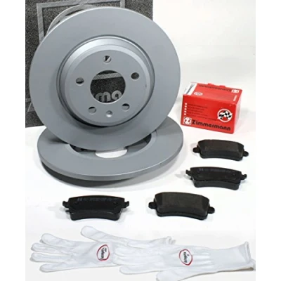 Abbildung von Autoparts Online Set 60017264 Zimmermann Bremsscheiben Bremsbeläge Bremsen für hinten die Hinterachse