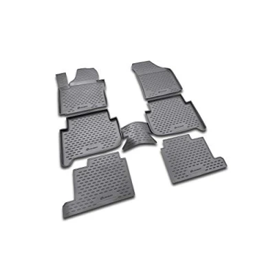 Abbildung von LEMENT Auto Fußmatten für Volkswagen Touran Mk1, Mk2, 2003 2015, 7 Sitze, 6 tlg., PkW, Passform, Passgenaue
