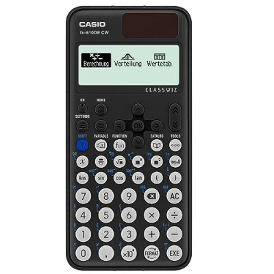 Abbildung von Casio Taschenrechner FX 810DE CW Technisch wissenschaftlicher Rechner Schwarz Displa