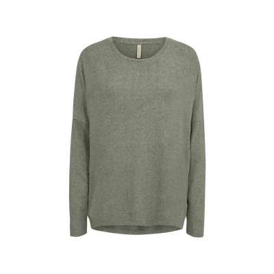 Abbildung von Soyaconcept Langarmshirt, Damen, Größe: Small, Misty melange