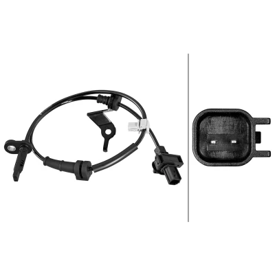 Abbildung von HELLA 6PU 358 218 651 ABS Sensor mit Klammer Hallsensor 2 585