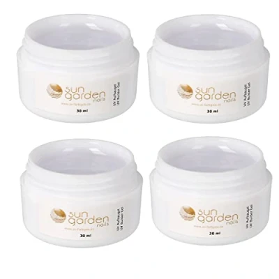 Abbildung von Sun Garden Nails Nagellack 4 x 30 ml UV Classic Gel Aufbaugel Klar