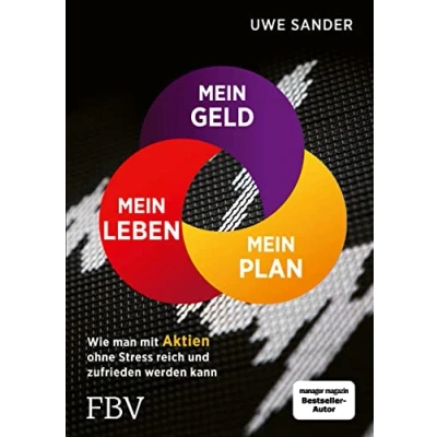 Abbildung von mein Geld, Plan, Leben: Wie man mit Aktien ohne Stress reich und zufrieden werden kann