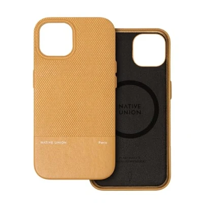 Abbildung von Native Union (Re Classic Case MagSafe kompatibel mit integrierten Magneten Aus recycelten und pflanzlichen Materialien Ultrarobust 1,8 m Fallschutz für iPhone 15 (Kraft)