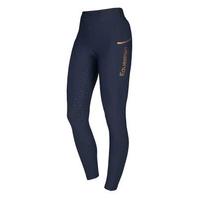 Abbildung von Horka Reitleggings Perfection Blau/Rosa 38