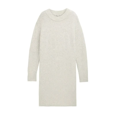 Abbildung von TOM Tailor Denim Strickkleid, Damen, Größe: XL, Marble beige melange