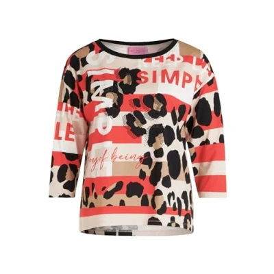 Abbildung von Betty Barclay MIT Seitenschlitzen Langarmshirt, Damen, Größe: 36, Nature red