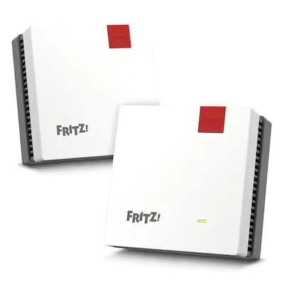 Abbildung von FRITZ!Mesh Set 1600 2er Pack 2x FRITZ!Repeater 1200 AX, WiFi 6 Dual Band bis zu 3.000 Mbit/s