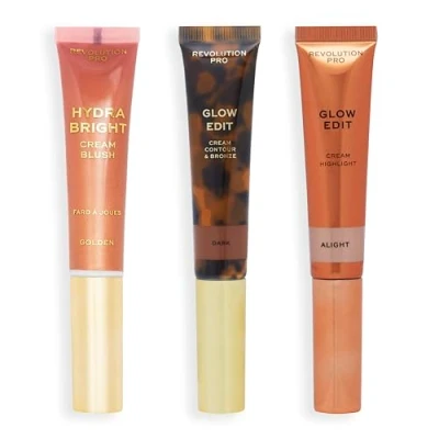 Abbildung von Revolution PRO Cream FACE WAND TRIO Highlighter, Größe: 42 ml, Dark