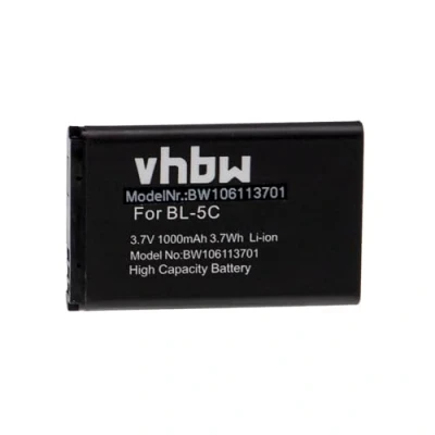 Abbildung von vhbw Akku kompatibel mit Doro 2414, 2415, DFC 0150 Handy Smartphone Telefon (1000mAh, 3,7V, Li Ion)
