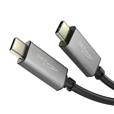 Abbildung von KabelDirekt USB C Kabel 1 m (USB 3.2 Gen 2, Video und Datenübertragung, Ladekabel zur Stromversorgung bis PD 4 (60 W), Integrierter Chip)