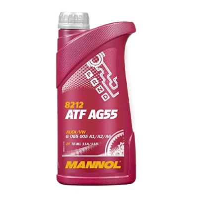 Abbildung von MANNOL ATF AG55 MN8212 1 Automatikgetriebeöl 6HP gelb AUDI: A6 C6 Allroad, A4 B7 Avant, A5 B8 Coupe, BMW: 5 Touring, 3 Limousine, FORD: KUGA