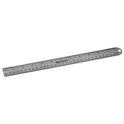 Abbildung von WESTCOTT Lineal, aus Metall