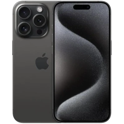 Abbildung von Apple iPhone 15 Pro (128 GB) Titan Schwarz (Generalüberholt)