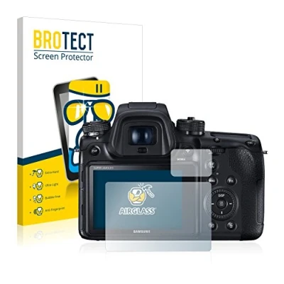 Abbildung von BROTECT Schutzglas für Samsung NX1 Schutzfolie Panzer Folie Glas [Extrem Kratzfest 9H, Anti Fingerprint, Ultra Transparent]