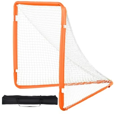 Abbildung von VEVOR Lacrosse Tor, 4&#039; x kleines Kinder Netz, faltbares tragbares Tor mit Tragetasche, Eisenrahmen Hinterhof Trainingsausrüstung, schneller und einfacher Aufbau, perfekt für Jugen