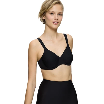 Abbildung von Triumph Modern Soft+Cotton W, Damen, Schwarz, 80D