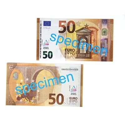 Abbildung von Wissner® aktiv lernen Lernspielzeug 50 Euro Schein (100 Stück), RE Plastic®