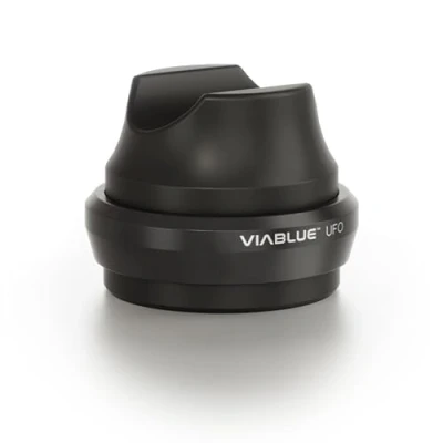 Abbildung von VIABLUE Cable Lifter UFO Dome * SCHWARZ High End Riser Vibrationsdämpfer 4 Stück/Set