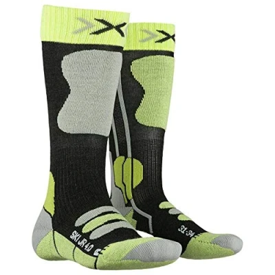Abbildung von X Socks Ski Jr 4.0 Kinder Skisocken Grau Grösse 31 34