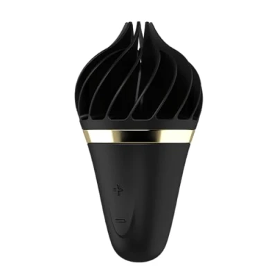 Abbildung von Auflegevibrator Satisfyer Sweet Treat, Klitoris Vibrator für Sie, Klitorisstimulator mit 11 Rotatationsprogrammen, Sexspielzeug Frauen 10,5 cm