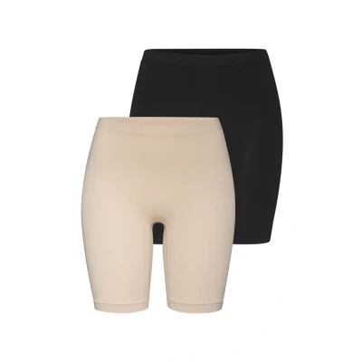 Abbildung von LASCANA Panty &quot;extralong und seamless&quot;, (2er Pack), aus weicher Microfaser