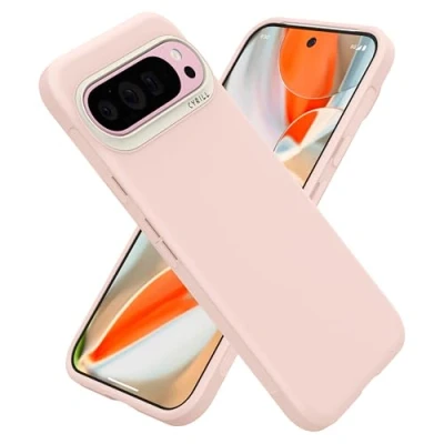 Abbildung von CYRILL von Spigen UltraColor Hülle [Staubfrei] kompatibel mit Google Pixel 9 Pro XL (2024) Pale Pink