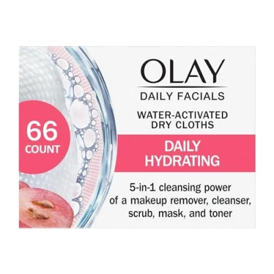 Abbildung von Olay 4 in 1 Daily Facial Cloths, Normal Skin, 66 Count by