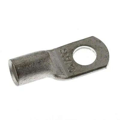 Abbildung von SeKi 1x Rohrkabelschuh 50mm² Loch Ø M10 Unisoliert Kabelschuh aus Kupfer verzinnt Kabel Verbinder für Batteriekabel, Verteilerkästen, Kfz