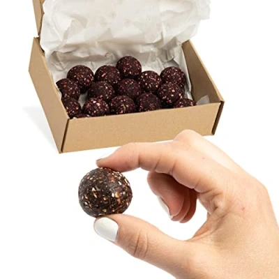 Abbildung von Vitalityballs 18x Natürliche Energy Balls &quot;Mint Choc Protein&quot; ohne zusätzlichem Zucker Eiweiß Energiekugel Power Snacks Energiebällchen mit Datteln