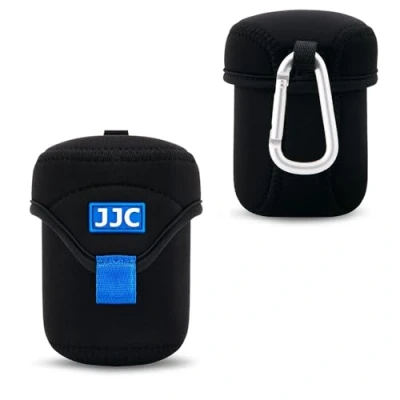 Abbildung von JJC Neopren Objektivtaschen Objektivbeutel Schutzbeutel Wasserabweisend für Sony/Canon/Nikon/Pentax/Olympus/Panasonic Objektiv Objektive oder Kamerazubehör M