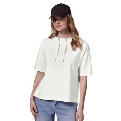 Abbildung von Street One Studio Kuscheliges Tshirt print, Damen, Größe: 38, Weiß