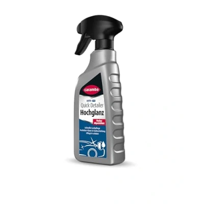 Abbildung von Caramba Quick Detailer Hochglanz (500 ml) schnelle Autopflege für strahlende Farbe mit Finish Pflegeemulsion wasserabweisender Lackversiegelung