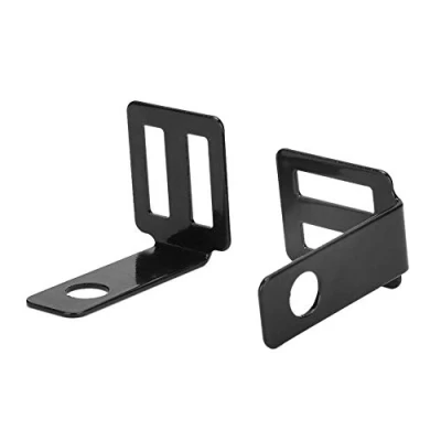 Abbildung von Qiilu Motorrad Lampenhalterung, Universal Metall Hinten Blinker Licht Halterung Lampenfassung(schwarz)