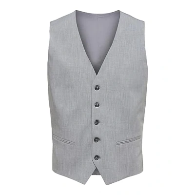 Abbildung von SELETED HOMME Men&#039;s SLHSLIM Liam WCT Flex B NOOS Weste, Light Grey Melange, 40