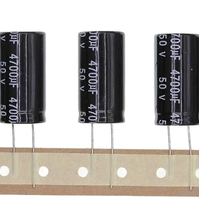 Abbildung von 10 Stück 50V 4700UF Steckbarer Aluminium Elektrolytkondensator 18x35 18 * 35mm