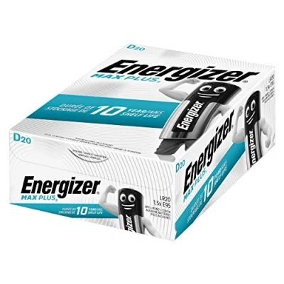 Abbildung von Energizer Max Plus (D) Alkaline Batterien, 20 Stück