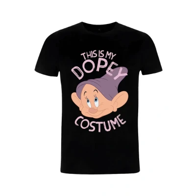 Abbildung von Disney Unisex Snow White Dopey Costume Organic Short Sleeve T shirt, Schwarz, M