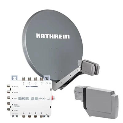 Abbildung von Kathrein CAS 90 gr Sat Antenne multifeedfähig Graphit (grau) 8 Teilnehmer